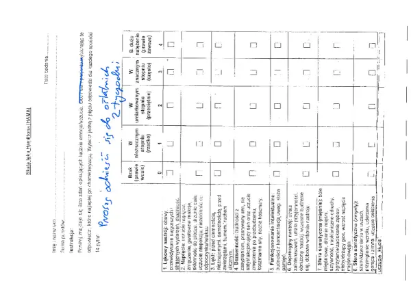 Skala lęku - GAD-7, HAM-A, LSAS - jak interpretować?